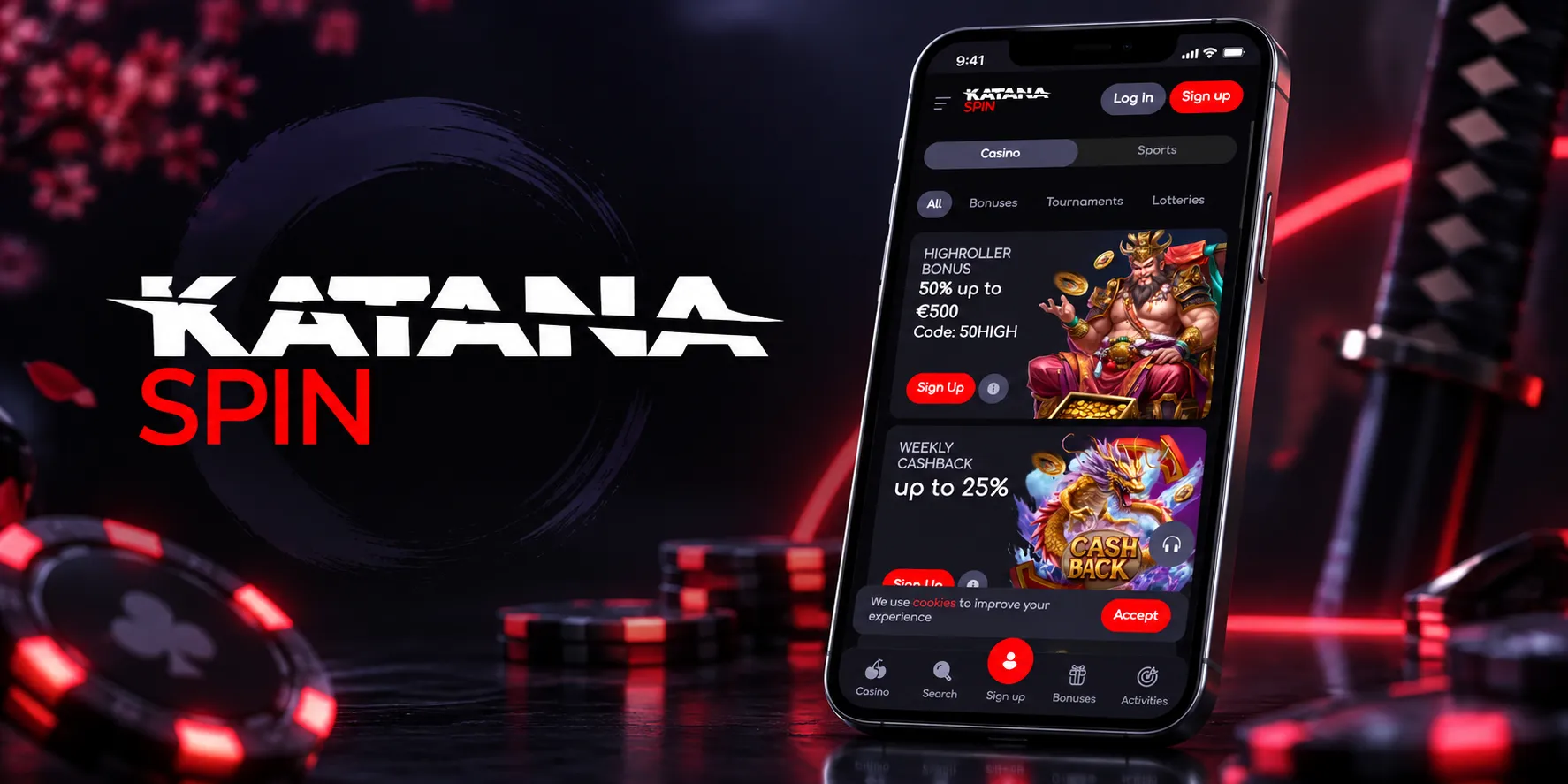 KatanaSpin Casino App Screenshot
